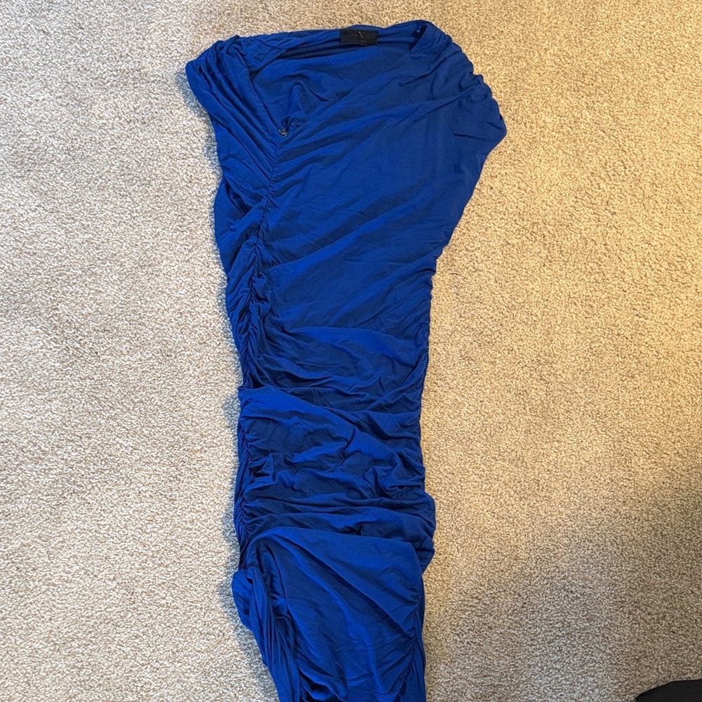Guess Royal Blue Dress with Button Detail